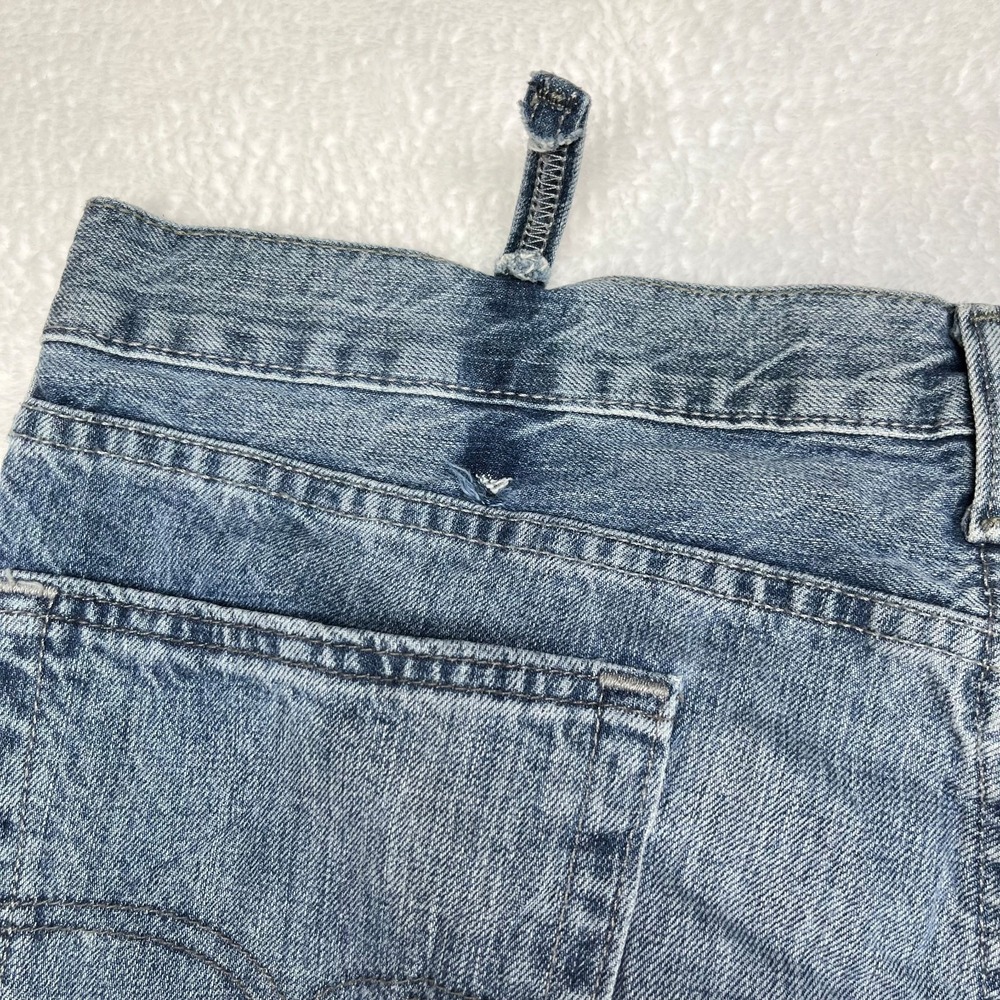 Levi's Straight Jeans Men's Blue Denim Mid Rise Pockets Classic Zip Fly - 38X30 - Picture 11 of 15